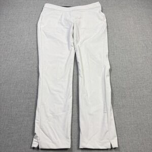 Peter Millar Golf Pants Womens Size 8 White Dress Pants Pull On Stretch